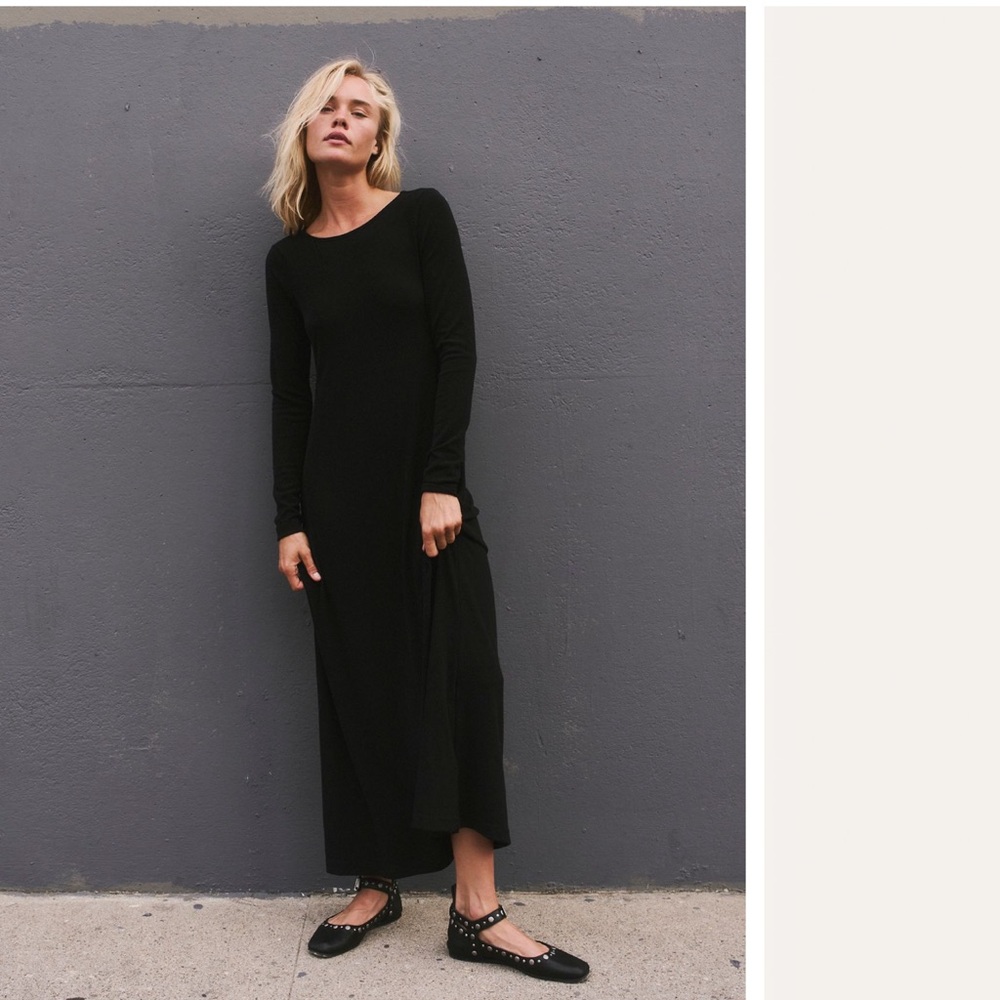 FREE PEOPLE NWT aubrey essential open back maxi